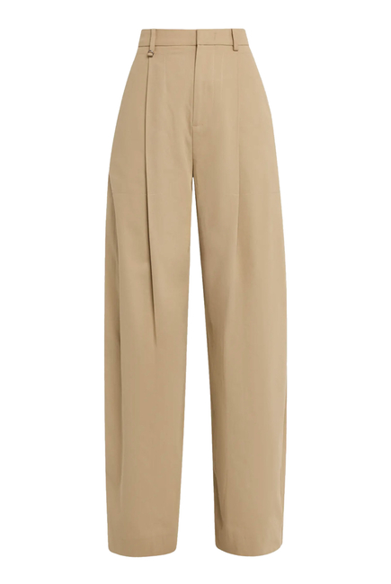 Italian Cotton Pleated Trouser 