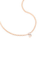 Love In Tokyo Diamond Lit Initials S Necklace, 18K Rose Gold & Diamonds