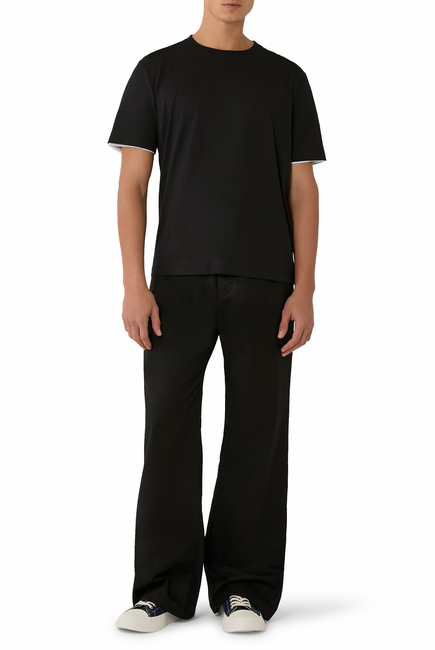 T-Shirt with Silk Details