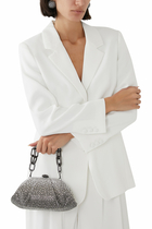 Gemma Crystal Caviar Clutch Bag
