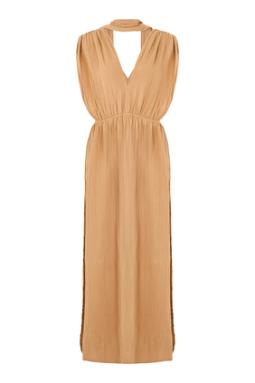 V-Neck Maxi Dress