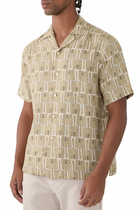 Roberto Palmeira Printed Linen Shirt