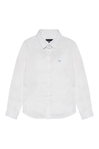 Kids Linen Button Up Shirt