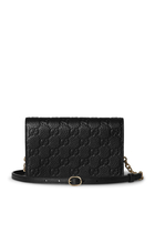 GG Emblem Super Mini Shoulder Bag