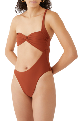 Palm One Piece Swimsuit