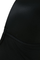 Suit Your Fancy Shaping Plunge Low-Back Mid-Thigh Bodysuit