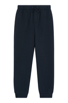 Kids Cotton-Blend Textured Cuffed Joggers