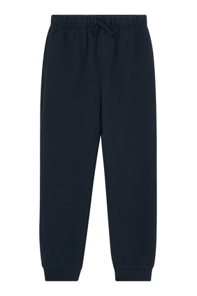 Kids Cotton-Blend Textured Cuffed Joggers