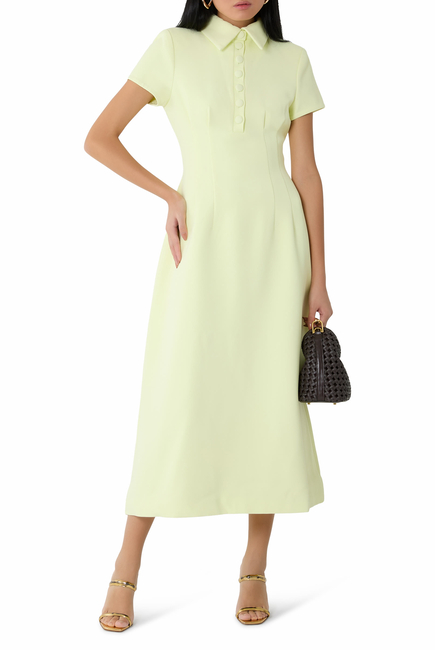 The Ultimate Muse Collared Midi Dress