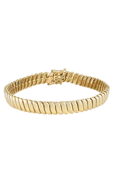 Classic Zoe Bracelet, 18k Yellow Gold