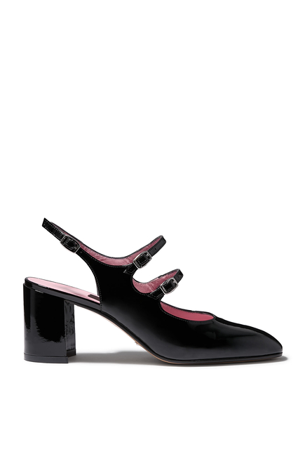  Banana Patent Leather 60 Slingback Mary Janes 