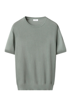 Crew Neck Knitted T-Shirt
