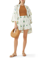Green House Floral Shorts