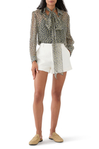 Cotton Bouclé Shorts