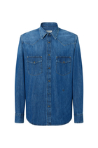 Button-Up Denim Shirt