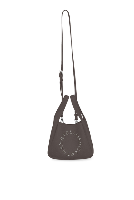 Circular-Logo Crossbody Bag