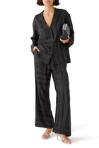 Monogram Silk PJ Top