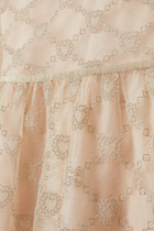 Kids Embroidered Tulle Dress