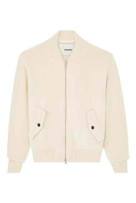 Handstitch Knitted Bomber
