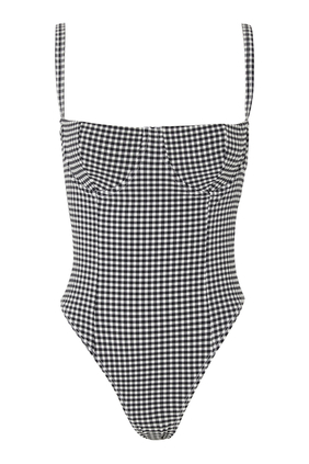Gingham One-Piece Swimsuit