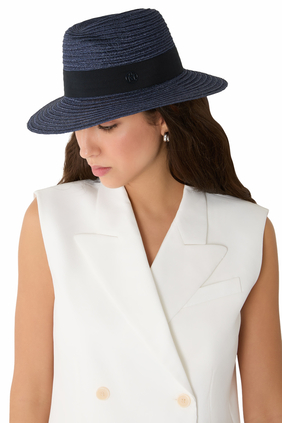 Virginie Straw Fedora Hat
