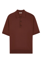 Super High Gauge Cotton Knit Polo