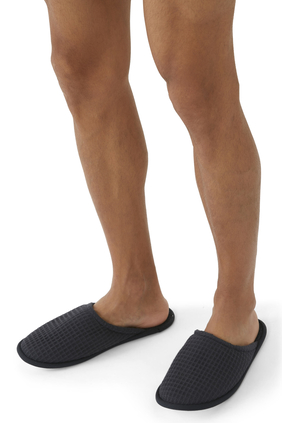 Waffle Towelling Slippers