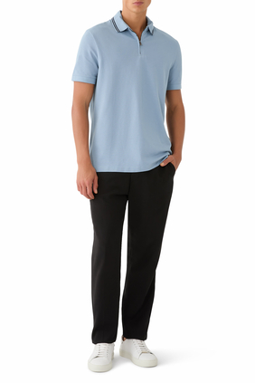 Marina Half Zipper Polo Shirt