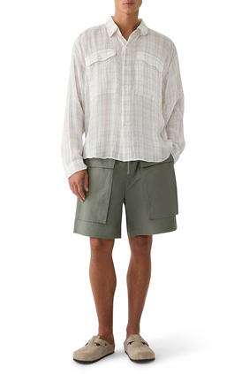 Checked Slubby Shirt