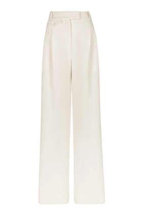 La Lune High Waisted Tailored Pants
