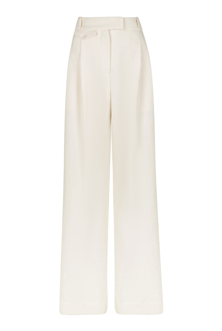 La Lune High Waisted Tailored Pants