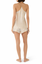 Bella Pearl Cami & Short Silk Pyjama Set