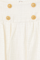 Kids Short Buttoned Skirt