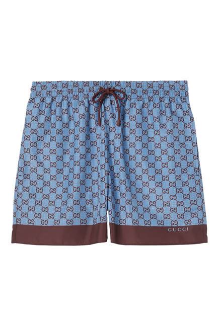 GG Poplin Tech Swim Shorts
