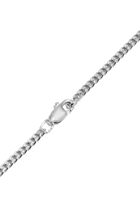 Cuban Chain Necklace, Sterling Silver