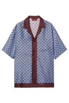 Printed Silk Twill Shirt