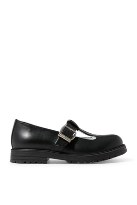 Kids Derby School Vitello Shoes