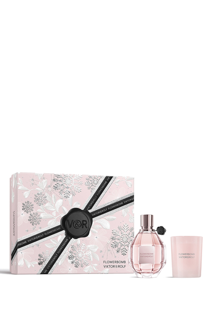 Flowerbomb Eau de Parfum + Candle Gift Set