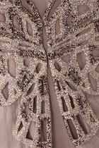 Cape Style Kaftan with Butterfly Inspired Embroidery