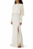 Satin Layered Gown