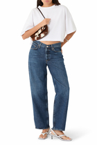 V-Waist Baggy Jeans