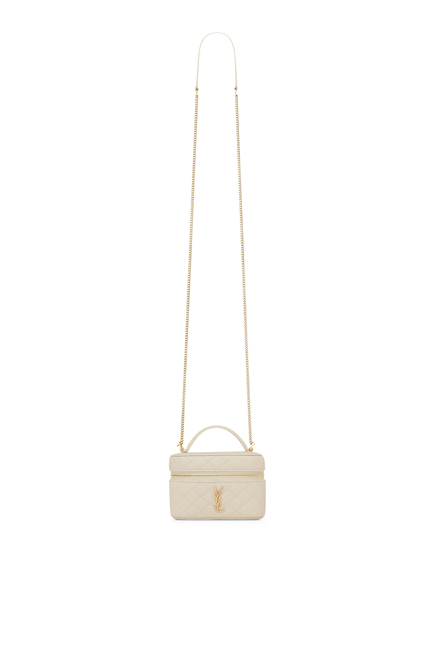 Gaby Micro Lambskin Cosmetic Bag