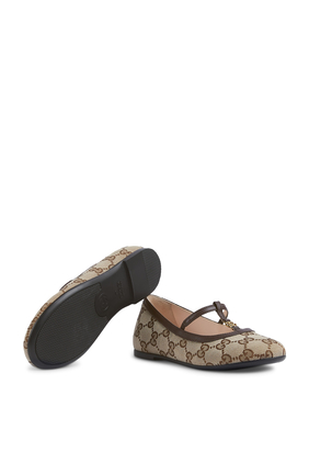 Kids Double G Ballet Flats