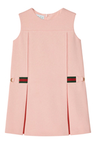 Kids Cotton Dress with Web