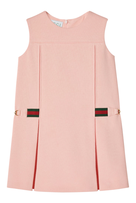 Kids Cotton Dress with Web