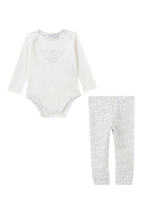 Kids EA Logo T-Shirt & Joggers Set
