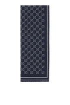 GG Wool Jacquard Scarf 