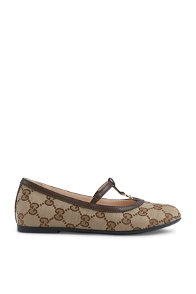 Kids Double G Ballet Flats