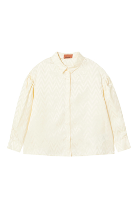 Kids Chevron Jacquard Shirt