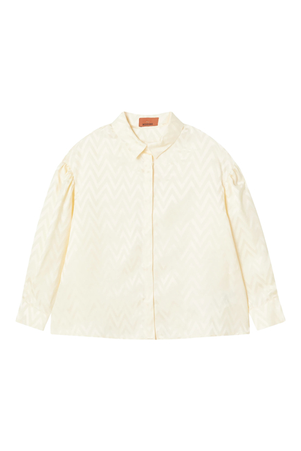 Kids Chevron Jacquard Shirt